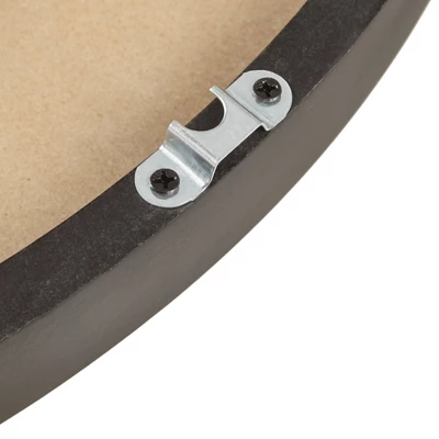 23.6" Mason Wood Wall Clock Natural/Black - Madison Park 7 23.6" Mason Wood Wall Clock Natural/Black - Madison Park - Image 5