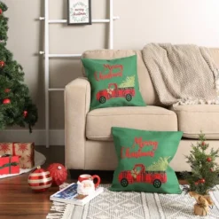 2pk 18"x18" Christmas Truck Embroidered Square Throw Pillow Covers - Design Imports 10 2pk 18"x18" Christmas Truck Embroidered Square Throw Pillow Covers - Design Imports -Home Decor Shop GUEST 00af601b 8215 45a0 987a 17d90e5f1f24