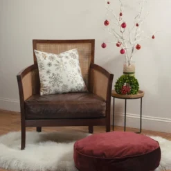 18"x18" Snowflakes Velvet Foil Printed Holiday Square Throw Pillow - Edie@Home 15 18"x18" Snowflakes Velvet Foil Printed Holiday Square Throw Pillow - Edie@Home -Home Decor Shop GUEST 0163b7dd 89b8 4658 abeb 94413bf15eae