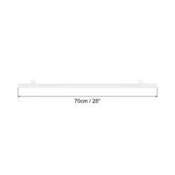 Unique Bargains PVC Poster Hanger Rail Poster Strip Bar With Clip For Poster Map
