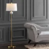 60" Metal/Resin Vaughn Modern Floor Lamp (Includes LED Light Bulb) Gold - JONATHAN Y -Home Decor Shop GUEST 03aa5884 37dc 4ca2 8692 3d7852d63a72