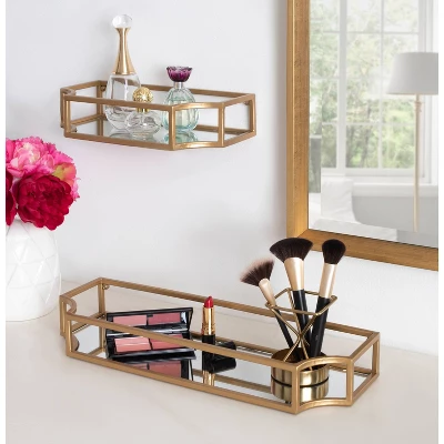 2pc Ciel Metal Wall Shelf Set - Kate & Laurel All Things Decor 7 2pc Ciel Metal Wall Shelf Set - Kate & Laurel All Things Decor - Image 5
