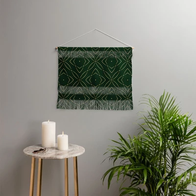 Marta Barragan Camarasa Vintage Emerald Pattern Landscape Fiber Wall Hanging - Society6 3 Marta Barragan Camarasa Vintage Emerald Pattern Landscape Fiber Wall Hanging - Society6