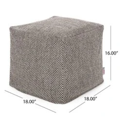 Camrose Contemporary Fabric Pouf - Christopher Knight Home -Home Decor Shop GUEST 06d82bd7 3f66 41f9 b37c c641aa0d16c4