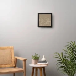 Simone Cotton Unrequited Love Framed Wall Canvas Black/Brown - Deny Designs -Home Decor Shop GUEST 07494c78 e2b1 4036 a905 159c7b017306