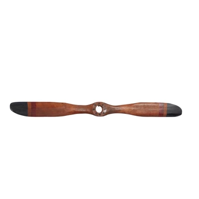 Vintage Reflections Cherry Wood Finish Antique-Style Airplane Propeller (48") - Olivia & May 9 Vintage Reflections Cherry Wood Finish Antique-Style Airplane Propeller (48") - Olivia & May - Image 7