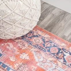 Maris Ornate Medallion Washable Area Rug - JONATHAN Y -Home Decor Shop GUEST 09337189 498b 442f a657 6cd18f4de38b