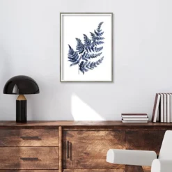 19" X 25" Botanical Fern Indigo By Sara Berrenson Wood Framed Wall Art Print - Amanti Art 12 19" X 25" Botanical Fern Indigo By Sara Berrenson Wood Framed Wall Art Print - Amanti Art -Home Decor Shop GUEST 09b42a71 487f 40e6 b92a 272578f15481