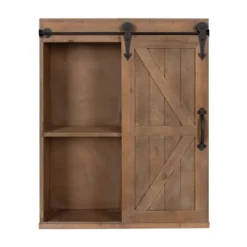 Decorative Wall Storage Cabinet With Sliding Barn Door Rustic Brown - Kate & Laurel All Things Decor 14 Decorative Wall Storage Cabinet With Sliding Barn Door Rustic Brown - Kate & Laurel All Things Decor -Home Decor Shop GUEST 0ad2b7a7 4800 404f a539 d64e73b93c62