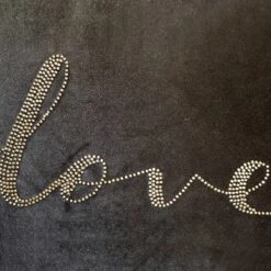 12"x18" Poly-Filled Beaded 'Love' Luxe Velvet Lumbar Throw Pillow - Edie@Home -Home Decor Shop GUEST 0bbf456e 2616 4479 b2fd 35a404fae7e6