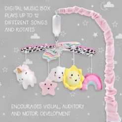The Peanutshell Pink Look Up Musical Mobile For Girls -Home Decor Shop GUEST 0bee8c10 8998 4509 aae1 55e5f588448a