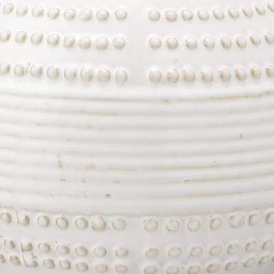 Droplet Ceramic Table Lamp With Cone Shade White - Splendor Home 3 Droplet Ceramic Table Lamp With Cone Shade White - Splendor Home