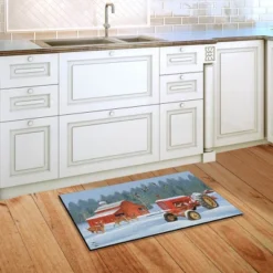 Winter On The Farm Doormat Tractor Barn Indoor / Outdoor 30" X 18" Briarwood Lane -Home Decor Shop GUEST 0f74f616 f89f 46be 8c12 00e8e43d9373