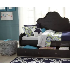 Chevron Pouf Blue - Signature Design By Ashley -Home Decor Shop GUEST 1011aa28 2cc1 4ed0 bb48 e5715f83f130