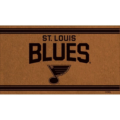 Evergreen St Louis Blues Logo Turf Mat, Brown- 28 X 16 Inches Indoor Outdoor Doormat 3 Evergreen St Louis Blues Logo Turf Mat, Brown- 28 X 16 Inches Indoor Outdoor Doormat