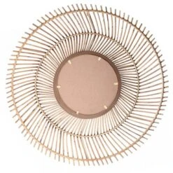 Round Natural Elana Burst Wall Mirror Rattan Finish - StyleCraft -Home Decor Shop GUEST 11e3c074 0c34 4d82 989d e318475e104b