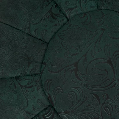 Rogen Round Pouf Teal - WyndenHall 4 Rogen Round Pouf Teal - WyndenHall - Image 2