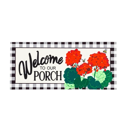 Evergreen 4-Season Sassafras Mats, Set Of 6, Welcome 8 Evergreen 4-Season Sassafras Mats, Set Of 6, Welcome - Image 6