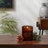 9oz Lidded Amber Glass Jar Crackling Wooden Wick Fennel And Pine Candle - Threshold™ -Home Decor Shop GUEST 12b52490 9d00 4e2c 8c08 8dca32cfa8c6