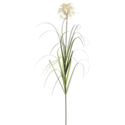 Artificial Dandelion Grass In Pot (36") Cream - Vickerman