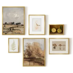 Americanflat 6 Piece Vintage Gallery Wall Art Set - Fall Study, Autumn In The Hills, Mushrooms, Light Bird, Fern Frond By Maple + Oak 12 Americanflat 6 Piece Vintage Gallery Wall Art Set - Fall Study, Autumn In The Hills, Mushrooms, Light Bird, Fern Frond By Maple + Oak -Home Decor Shop GUEST 135277bc 3e48 403e 9a12 16f5b4c4e3fd