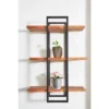 32" Rectangle Wood Shelving Wall Display Black - Ore International -Home Decor Shop GUEST 149f0ef3 ce35 4358 80af 582cd3671cbd