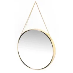 17.5" Franc Round Hanging Wall Mirror With Metal Chain - Infinity Instruments -Home Decor Shop GUEST 14e40179 20b3 45a4 81b7 aa9365ebd0f8