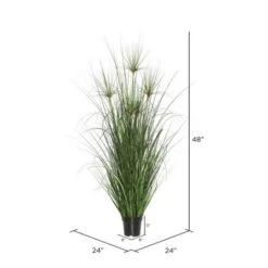 Artificial Brushed Grass In Pot (48") - Vickerman -Home Decor Shop GUEST 15a605e1 b2ea 4e6b bd12 07d0f9a2955d