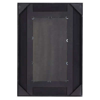 Wood Wall Mirror With Diamond Pattern Beige - Olivia & May 5 Wood Wall Mirror With Diamond Pattern Beige - Olivia & May - Image 3