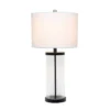 Entrapped Glass Table Lamp With Fabric Shade Black - Lalia Home -Home Decor Shop GUEST 16f82ec8 736b 4812 9a24 bd74fed9163d