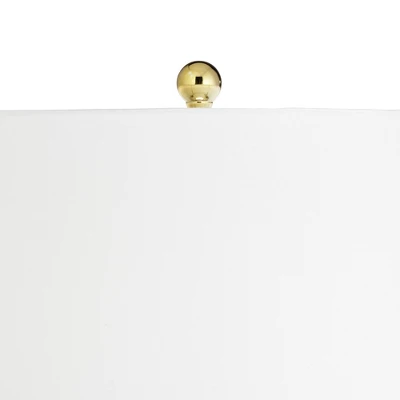 360 Lighting Maceao Modern Table Lamps 28" Tall Set Of 2 White Faux Marble Tapered Drum Shade For Bedroom Living Room Bedside Nightstand Office House 4 360 Lighting Maceao Modern Table Lamps 28" Tall Set Of 2 White Faux Marble Tapered Drum Shade For Bedroom Living Room Bedside Nightstand Office House - Image 2