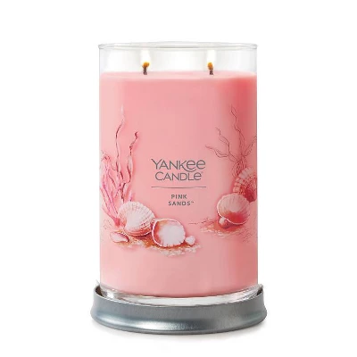 20oz Signature Large Tumbler Candle Pink Sands - Yankee Candle 6 20oz Signature Large Tumbler Candle Pink Sands - Yankee Candle - Image 4