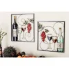 Set Of 2 Metal Wine Wall Decors With Grapes Detailing - Olivia & May 1 Set Of 2 Metal Wine Wall Decors With Grapes Detailing - Olivia & May -Home Decor Shop GUEST 1a4d1c84 4ab8 412b 9c6f 41fc66f8cff8