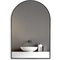 Serio 36"x 24" Arch Top Aluminum Alloy Framed Rectangular Bathroom Mirrors - The Pop Home 18 Serio 36"x 24" Arch Top Aluminum Alloy Framed Rectangular Bathroom Mirrors - The Pop Home -Home Decor Shop GUEST 1a593387 44c9 49b1 bb5c f2eec571fe8b