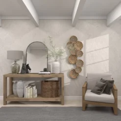 Metal Plate Wall Decor With Embossed Design Gold - Olivia & May -Home Decor Shop GUEST 1a5e5a1a a994 4b41 ae5b 90bb3e87a2f4