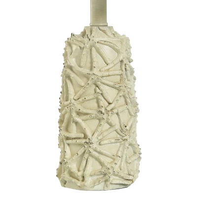 21" Starfish Distressed Mini Table Lamp White - StyleCraft 5 21" Starfish Distressed Mini Table Lamp White - StyleCraft - Image 3