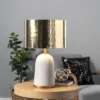 NuLOOM Monroe Concrete & Iron 25" Table Lamp Lighting - Brass 25" H X 14" W X 14" D -Home Decor Shop GUEST 1b1bcebf 94d1 40b9 8e96 181fafb8c6bf