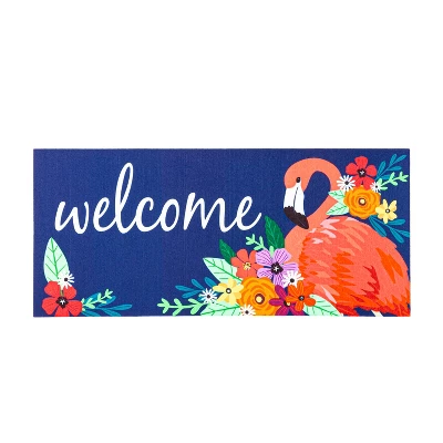 Evergreen 4-Season Sassafras Mats, Set Of 6, Welcome 4 Evergreen 4-Season Sassafras Mats, Set Of 6, Welcome - Image 2