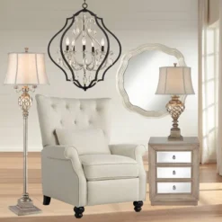 Possini Euro Design Clara Black Silver Pendant Chandelier 27" Wide Industrial Ornate Cage Amber Crystal 5-Light Fixture For Dining Room Kitchen Island -Home Decor Shop GUEST 1c12c762 675f 448c 888f b427e7f6df30