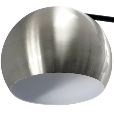 Swivel Floor Lamp With Inner Dome Shade Brushed Nickel - Lalia Home 5 Swivel Floor Lamp With Inner Dome Shade Brushed Nickel - Lalia Home - Image 3