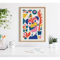 18" X 24" Sylvie Mid Century Modern Pug Framed Canvas Wall Art By Rachel Lee Natural - Kate And Laurel 11 18" X 24" Sylvie Mid Century Modern Pug Framed Canvas Wall Art By Rachel Lee Natural - Kate And Laurel -Home Decor Shop GUEST 1d31389e baf7 4538 a11e 38c29579006b