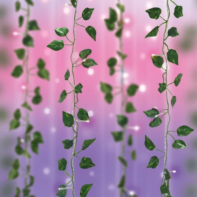 5' X 3.5' LED Vine Curtain String Lights Ombre - West & Arrow 3 5' X 3.5' LED Vine Curtain String Lights Ombre - West & Arrow