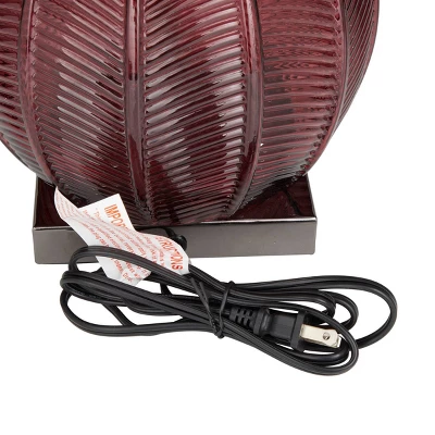 Glam Velvet Table Lamp Dark Red - Olivia & May 6 Glam Velvet Table Lamp Dark Red - Olivia & May - Image 4