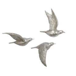 Set Of 3 Metallic Flying Bird Sculptures Wall Decor - Olivia & May -Home Decor Shop GUEST 1df5f0d1 0815 42c5 a419 7d0b0a21f819