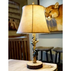 John Timberland Climbing Bears Rustic Accent Table Lamps 22 1/2" High Set Of 2 Brown Faux Wood With USB Charging Port Faux Leather Shade For Desk 16 John Timberland Climbing Bears Rustic Accent Table Lamps 22 1/2" High Set Of 2 Brown Faux Wood With USB Charging Port Faux Leather Shade For Desk -Home Decor Shop GUEST 1e843e35 94a5 4588 95da a93cd9fd6e2f