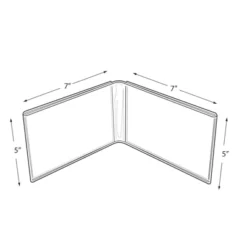 Azar Displays Clear Acrylic Double Photo Holder, Side By Side Dual Frame, Size 7"W X 5"H, 2-Pack 7 Azar Displays Clear Acrylic Double Photo Holder, Side By Side Dual Frame, Size 7"W X 5"H, 2-Pack -Home Decor Shop GUEST 1f21ff48 66a2 488a a446 606e1b186a30