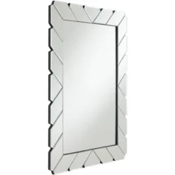 Possini Euro Design Prandini Rectangular Vanity Wall Mirror Modern Beveled Mirrored Glass Tile Frame 28" Wide For Bathroom Bedroom Home House Entryway 14 Possini Euro Design Prandini Rectangular Vanity Wall Mirror Modern Beveled Mirrored Glass Tile Frame 28" Wide For Bathroom Bedroom Home House Entryway -Home Decor Shop GUEST 1fa62c75 71da 44fa b332 e910f43f193a