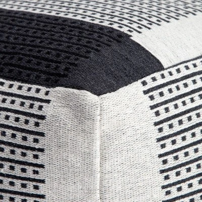 Carrapateira Pouf Black/Ivory - Anji Mountain 5 Carrapateira Pouf Black/Ivory - Anji Mountain - Image 3