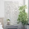 Wood Floral Handmade Intricately Carved Arabesque Wall Decor Set Of 2 White - Olivia & May -Home Decor Shop GUEST 2096088a c977 4080 a95f f7ed878f2af8