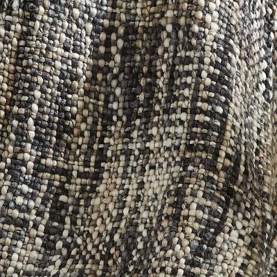 Split P Chunny Throw - 60''L - Natural & Slate 4 Split P Chunny Throw - 60''L - Natural & Slate - Image 2